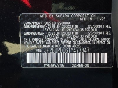 2026 Subaru Outback Limited