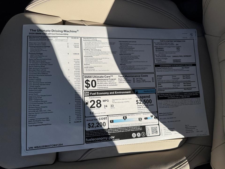 2026 BMW 430i 430i xDrive