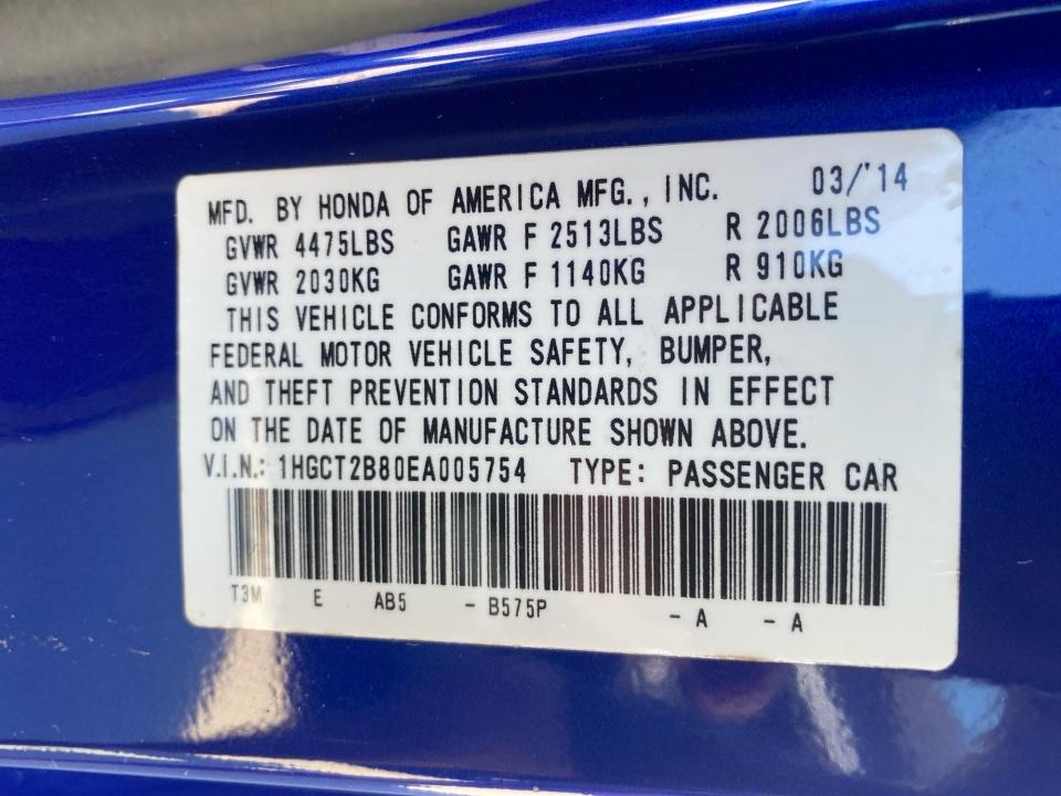 2014 Honda Accord EX-L