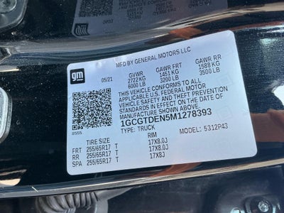 2021 Chevrolet Colorado 4WD Z71