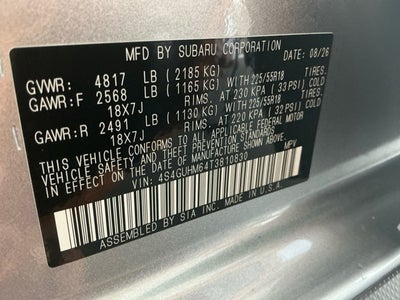 2026 Subaru Crosstrek Limited