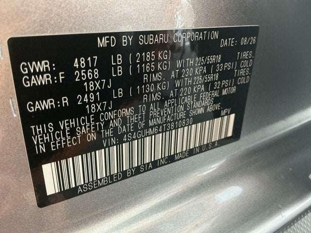 2026 Subaru Crosstrek Limited