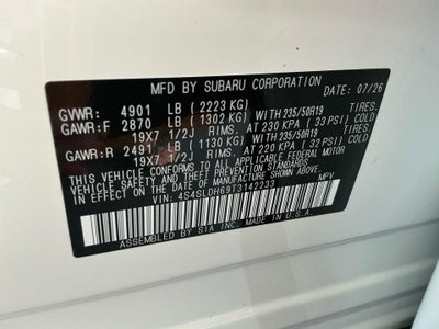 2026 Subaru Forester Sport