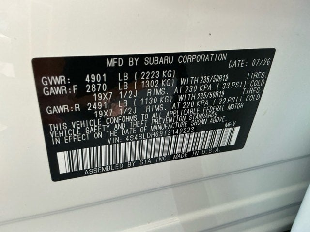 2026 Subaru Forester Sport