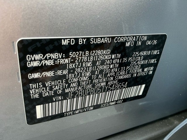 2026 Subaru Outback Premium
