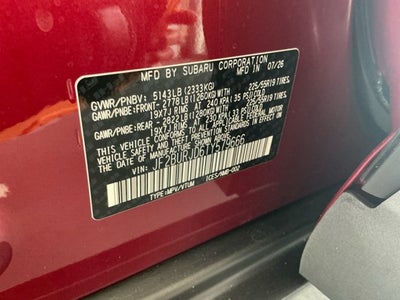 2026 Subaru Outback Touring XT