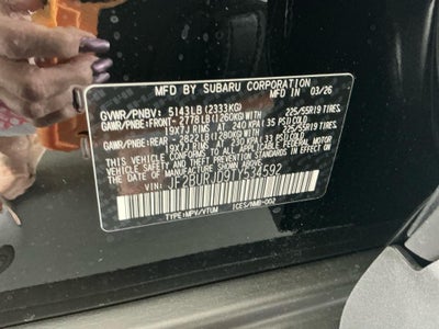 2026 Subaru Outback Touring XT