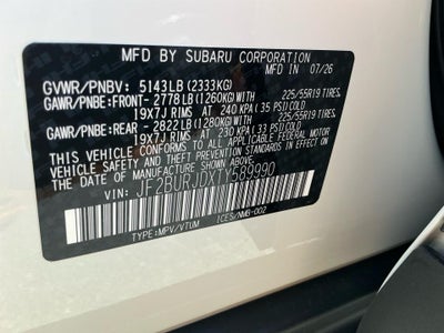 2026 Subaru Outback Touring XT