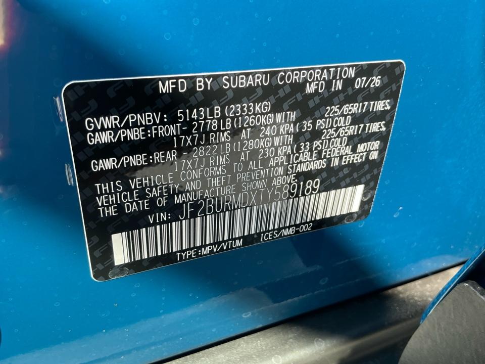 2026 Subaru Outback Wilderness