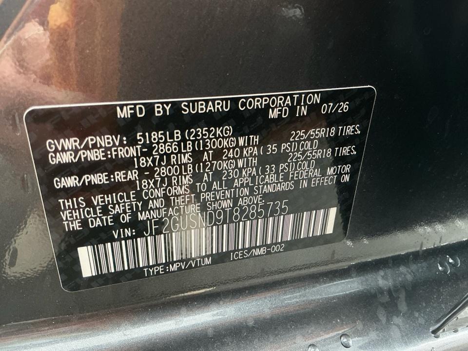 2026 Subaru Crosstrek Limited Hybrid