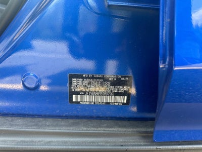 2025 Subaru WRX Premium