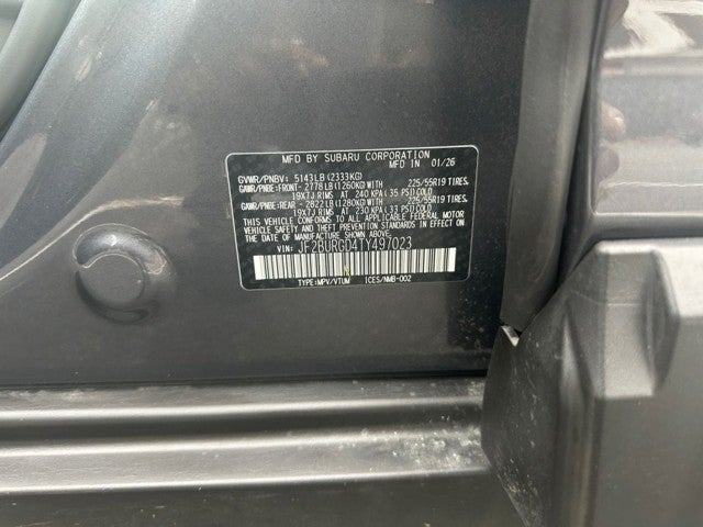2026 Subaru Outback Limited XT