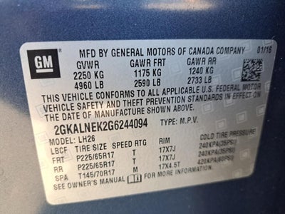 2016 GMC Terrain SLE
