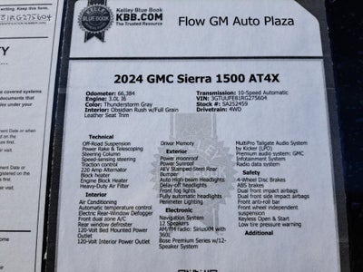 2024 GMC Sierra 1500 AT4X