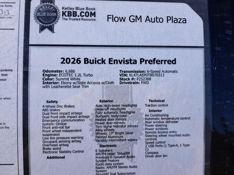 2026 Buick Envista Preferred