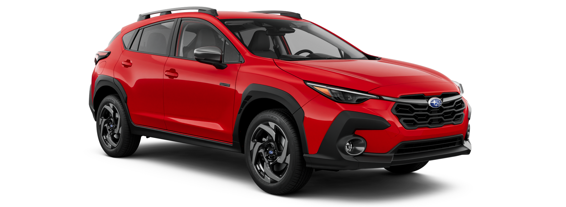 2026 Subaru Crosstrek Limited Hybrid Shown in Pure Red