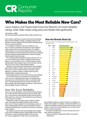 Who Makes the Most Reliable Cars | Flow Subaru in Winston-Salem NC
