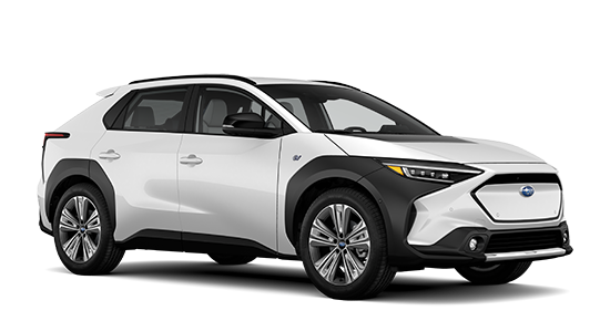 Subaru EV Vehicle Limited trim shown in Cosmic White Pearl.
