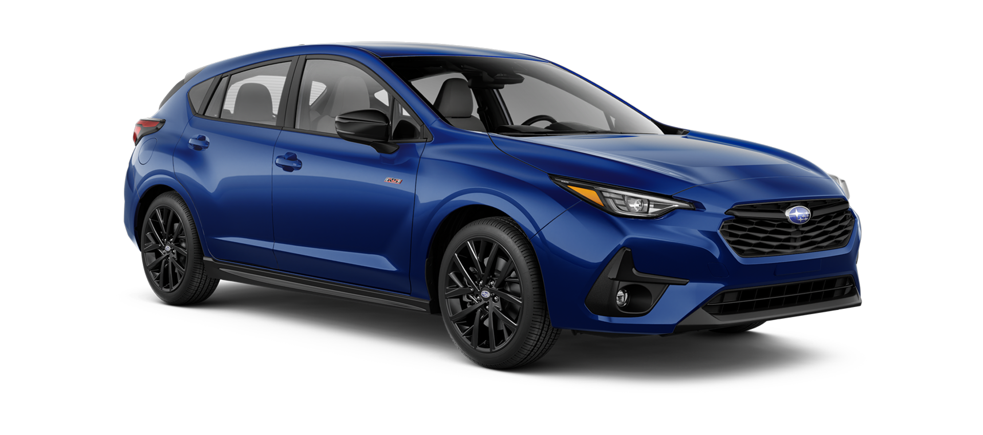 2025 Subaru Impreza RS Shown in Sapphire Blue Pearl
