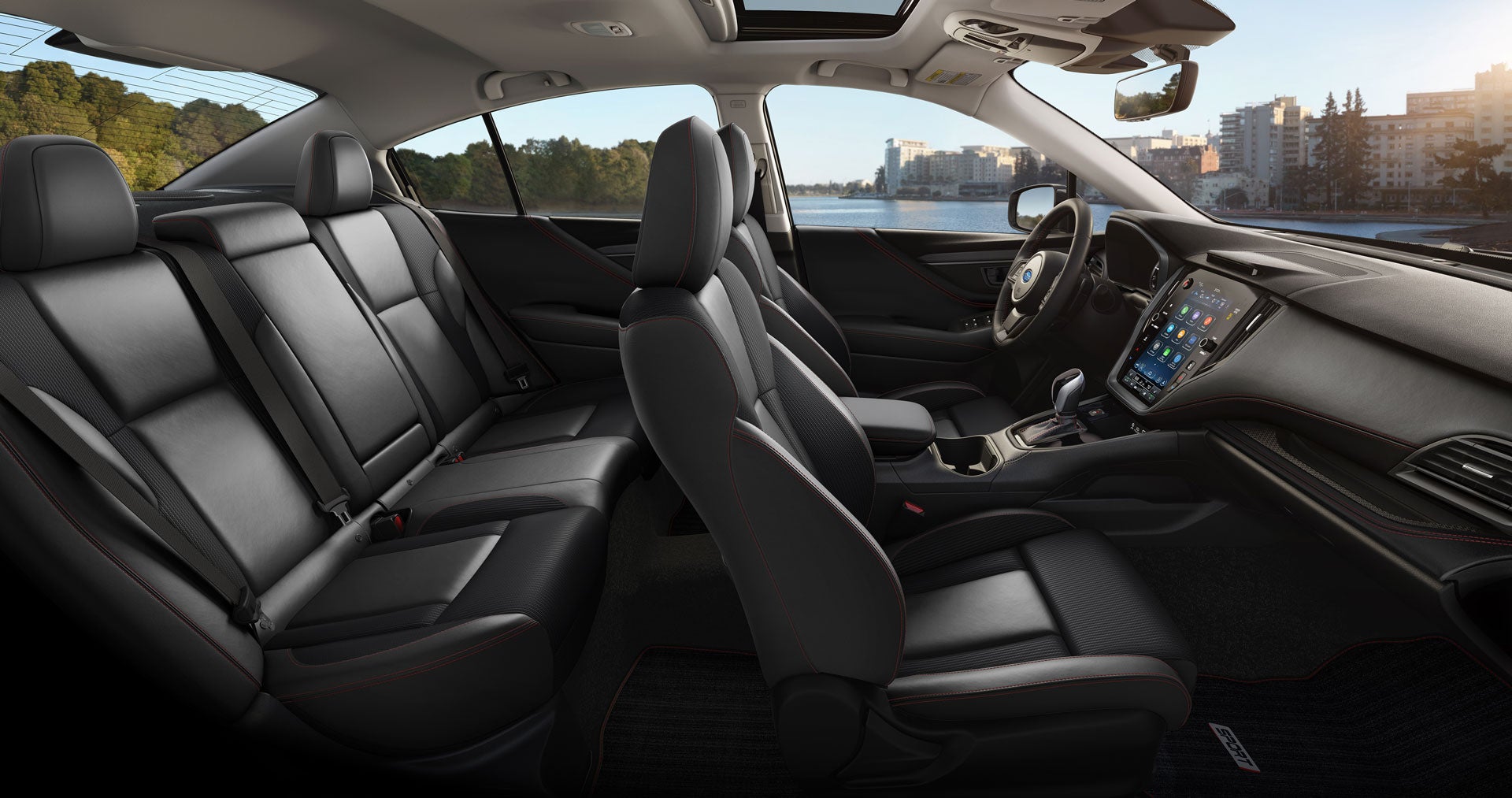 2025 Subaru Legacy Sport Shown in Two-Tone Gray Sport Cloth