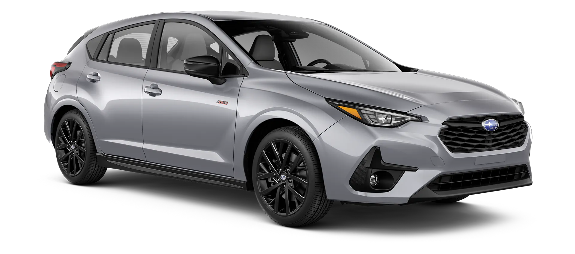 2026 Subaru Impreza RS Shown in Ice Silver Metallic