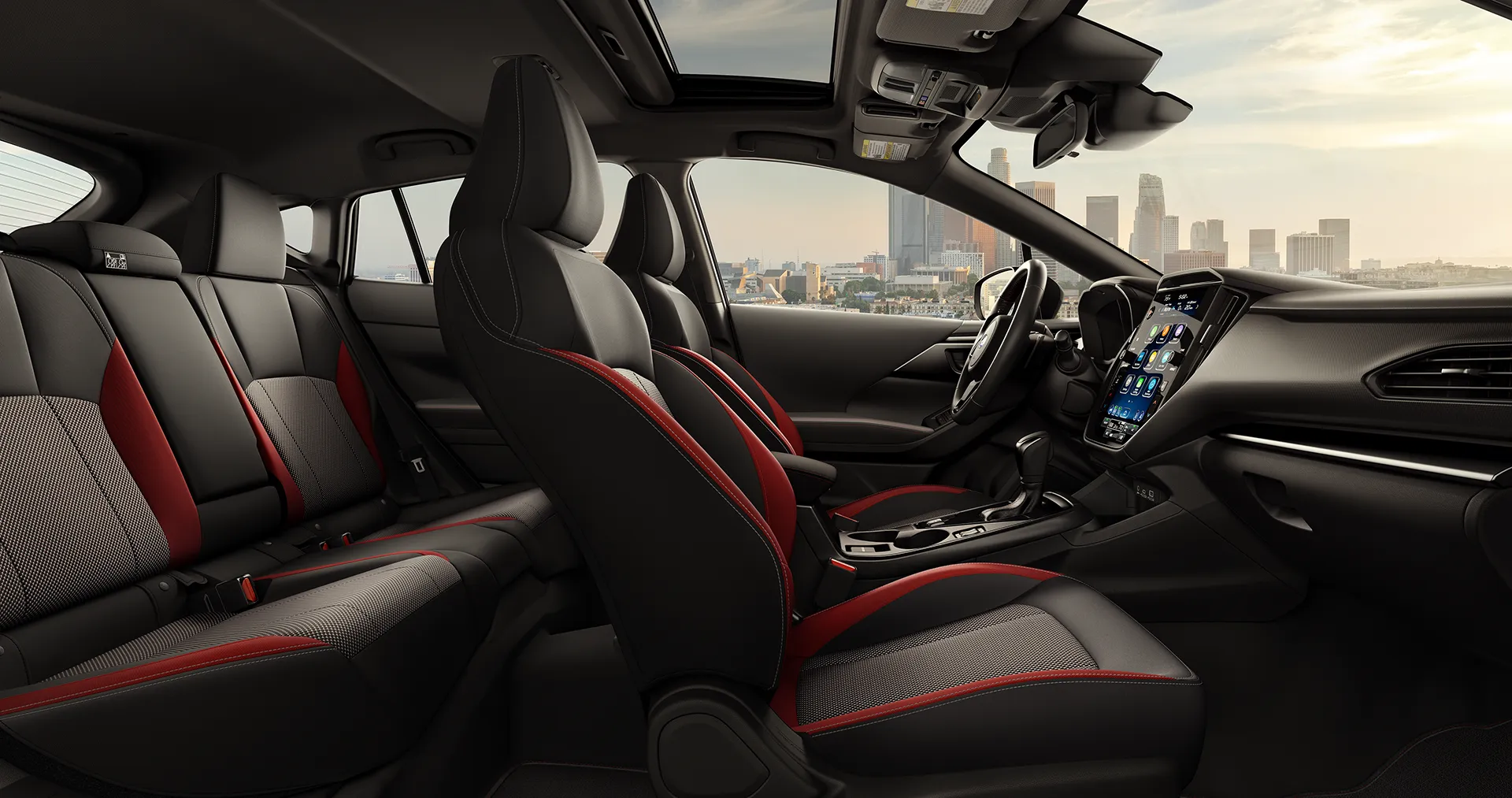 2026 Subaru Impreza RS Shown in Black RS Cloth